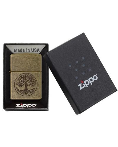 Запалка Zippo - Tree of Life Antique Brass - 3