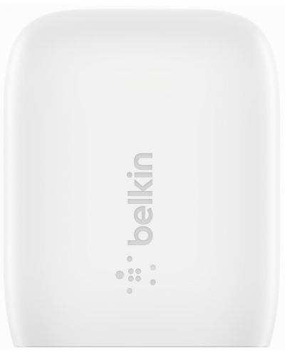 Зарядно устройство Belkin - Boost Charge, USB-C, кабел Lightning, бяло - 2