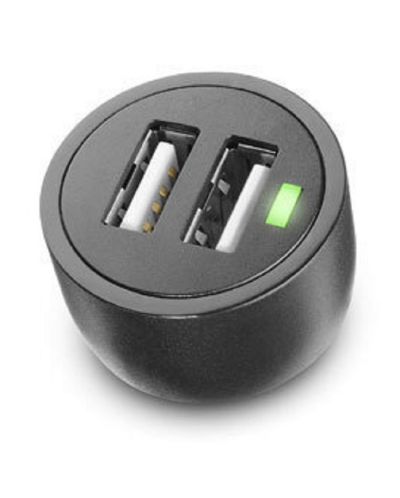 Зарядно за кола Cellularline - Ultra Dual, USB-A, черно - 2