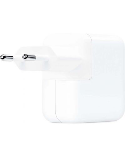 Зарядно устройство Apple - Power Adapter, USB-C, 30W, бяло - 1