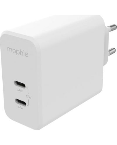 Зарядно устройство mophie - Speedport, USB-C, 45W, бяло - 1