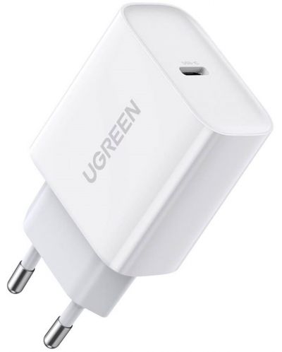 Зарядно устройство Ugreen - PD, USB-C, 20W, бяло - 1