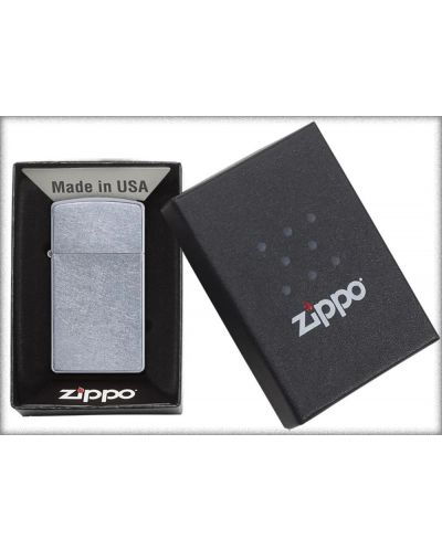 Запалка Zippo - Slim Street Chrome - класическа, за персонализиране - 5