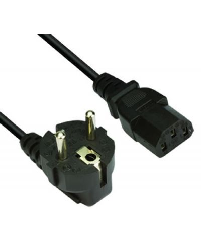 Захранващ кабел Makki - CBL-CE021, Power Cord Computer, 1.2m, черен - 1