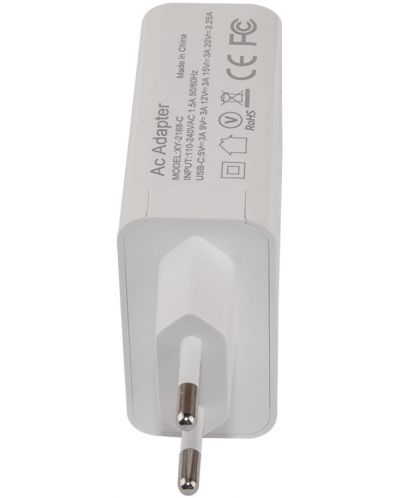 Зарядно устройство Makki - GN65W FC, USB-C, 65W, бяло - 3