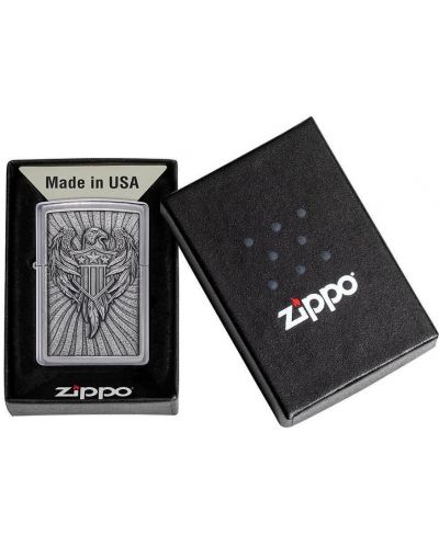 Запалка Zippo - Eagle Shield Emblem Design - 3