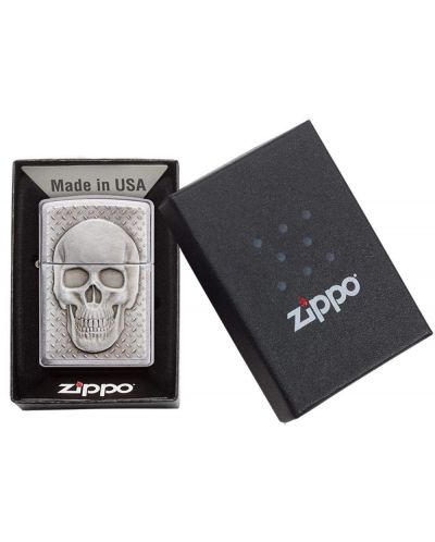 Запалка Zippo - Skull With Brain Surprise  - 3