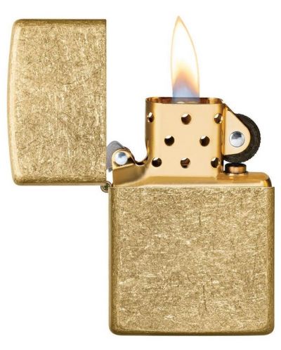 Запалка Zippo Classic - Tumbled Brass - 3