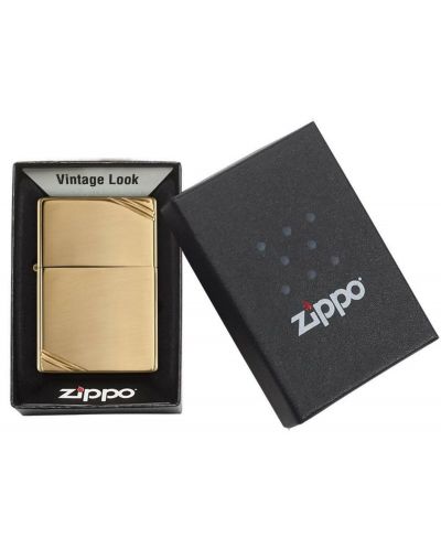 Запалка Zippo Vintage - полиран месинг - 2