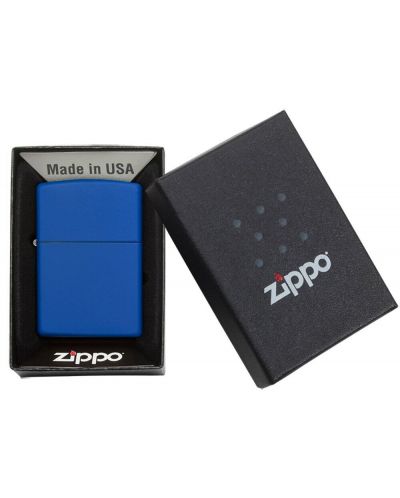 Запалка Zippo - кралско синя, матирана - 3
