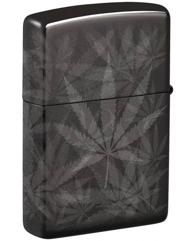 Запалка Zippo - Cannabis Design High Polish Black - 2