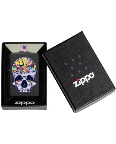 Запалка Zippo - Skull Moon Design, Glow in the Dark - 5