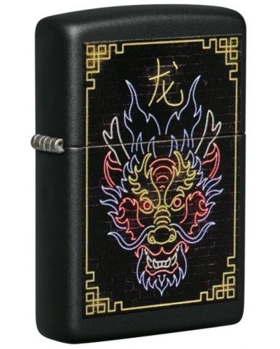 Запалка Zippo - Neon Dragon Design - 1