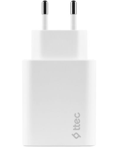 Зарядно устройство ttec - SmartCharger Duo, USB-C, 50W, бяло - 2