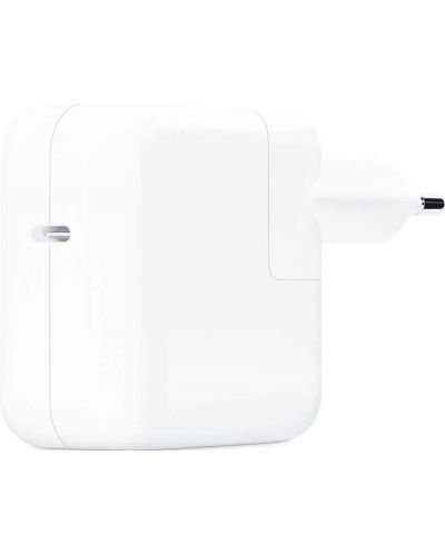 Зарядно устройство Apple - Power Adapter, USB-C, 30W, бяло - 2