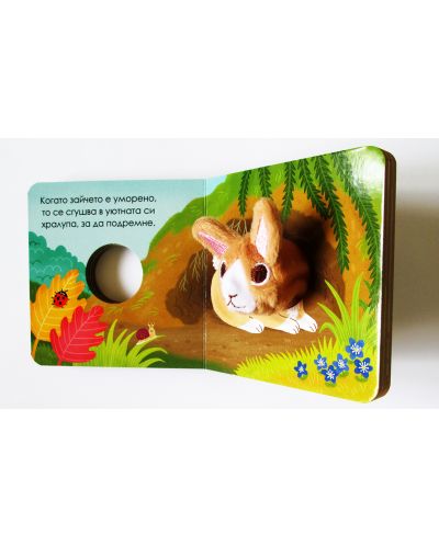 Малкото зайче: Книжка с плюшена играчка за пръсти - 4