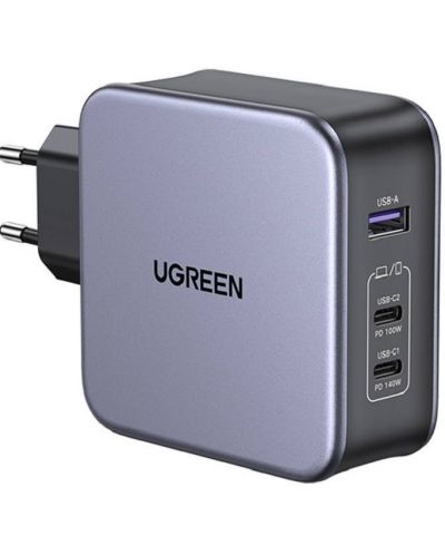 Зарядно устройство Ugreen - CD289, Nexode, USB-A/C, 140W, черно - 3