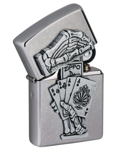 Запалка Zippo - Dead Man's Hand Emblem Design - 4