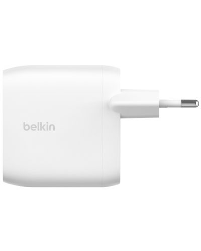 Зарядно устройство Belkin - Dual, USB-C, 60W, бяло - 3