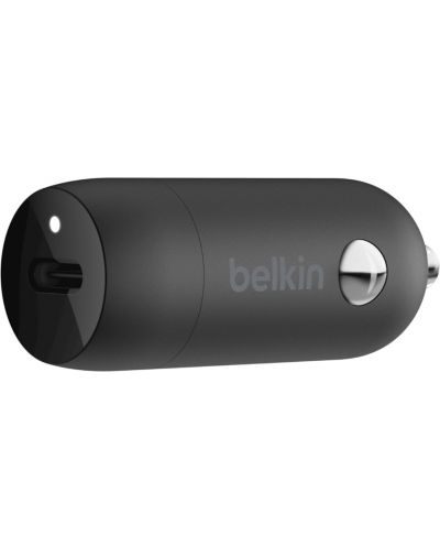 Зарядно за кола Belkin - PD Car Charger, USB-C, 20W, черно - 1