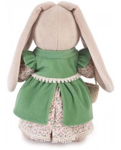 Плюшена играчка Budi Basa - Зайка Ми, в зелена рокля, 32 cm - 3