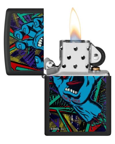 Запалка Zippo - Santa Cruz Black Light - 3