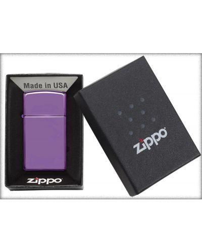 Запалка Zippo Slim - High Polish Purple  - 3