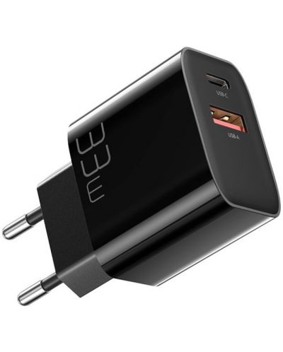 Зарядно устройство Xmart - 19918, USB-A/C, кабел USB-C, 33W, черно - 2