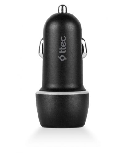 Зарядно за кола ttec - SmartCharger Duo, USB-A/C, 15W, черно - 2