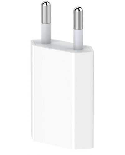 Зарядно устройство Devia - 5220, USB-A, 1А, бяло - 1