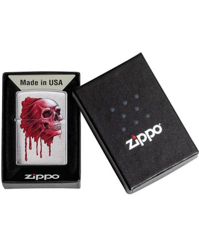 Запалка Zippo - Red Skull Design - 4