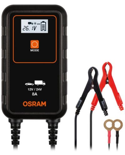 Зарядно за акумулатор Osram - BATTERYcharge, OEBCS908, 12/24V, 4/8A - 1