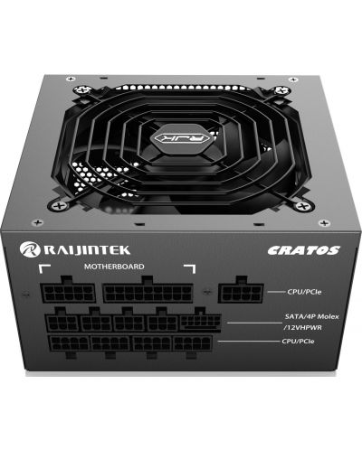 Захранване Raijintek - CRATOS 1000 black, 1000W - 4