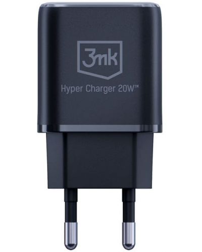 Зарядно устройство 3mk - Hyper Charger, 20W, черно - 5