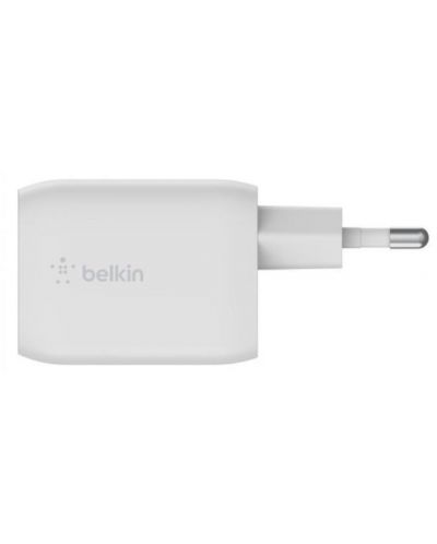 Зарядно устройство Belkin - Dual, Gan PPS, USB-C, 65W, бяло - 4