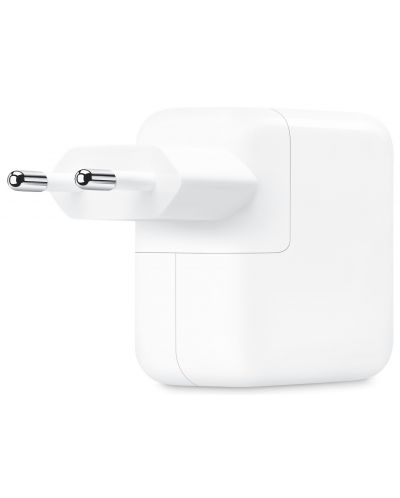 Зарядно устройство Apple - Dual Power Adapter, USB-C, 35W, бяло - 1