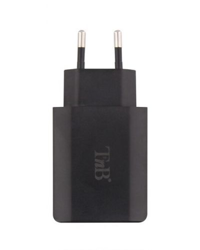 Зарядно устройство TnB - 2080160020, USB-A, черно - 1
