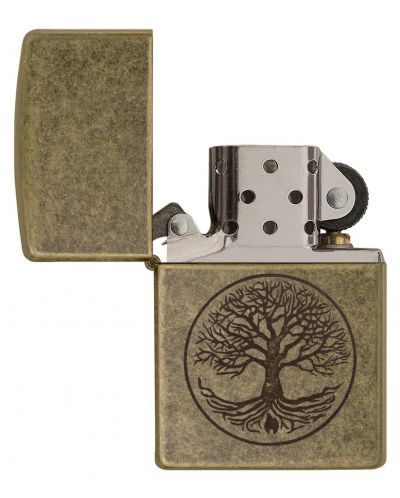 Запалка Zippo - Tree of Life Antique Brass - 2