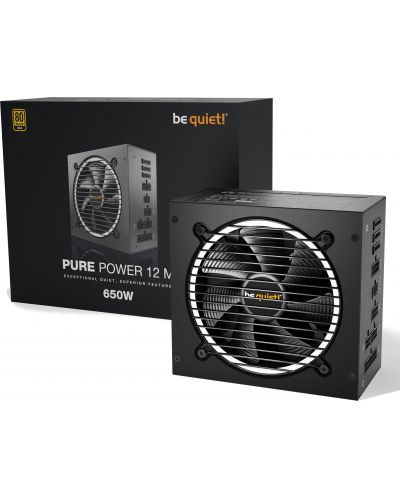 Захранване be quiet! - Pure Power 12 M, 650W - 1