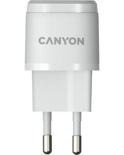 Зарядно устройство Canyon - H-20-05, USB-C, 20W, бяло - 2