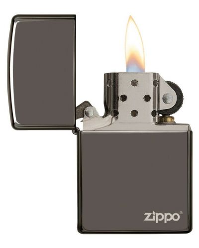 Запалка Zippo - Black Ice, лазерно гравирана - 3