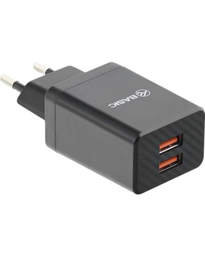 Зарядно устройство Tellur - HC204, USB-А, 12W, черно - 2