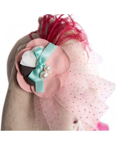 Плюшена играчка Budi Basa - Зайка Ми, с розова рокля, 25 cm - 5