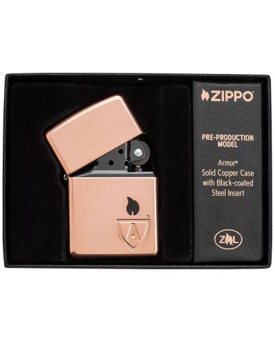 Запалка Zippo - Armor Solid Copper Case - 6