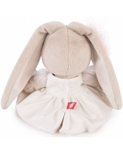 Плюшена играчка Budi Basa - Зайка Ми, бебе, с бяла рокля, 15 cm - 3