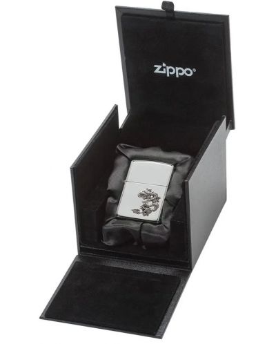 Запалка Zippo - Chinese Dragon Sterling Silver Emblem - 3