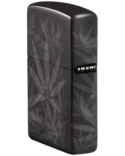 Запалка Zippo - Cannabis Design High Polish Black - 4