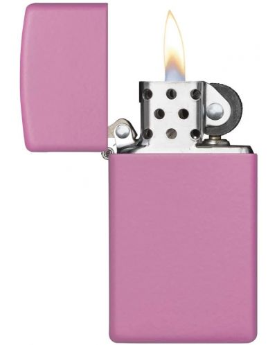 Запалка Zippo Slim - Pink Matte - 3