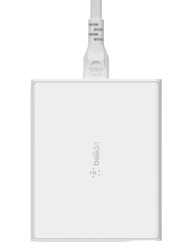 Зарядно устройство Belkin - BoostCharge Pro, USB-A/C, 108W, бяло - 3