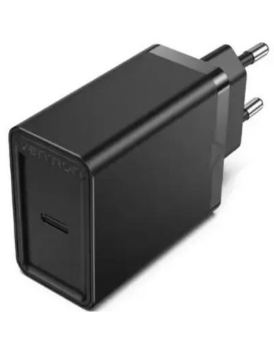 Зарядно устройство Vention - FAIB0, USB-C, 30W, черно - 1